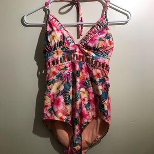 One piece Floral swimsuit